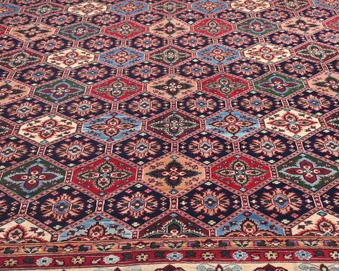 8x12 Yousafi Multicolor Afghan Hand Knotted Wool Area Rug